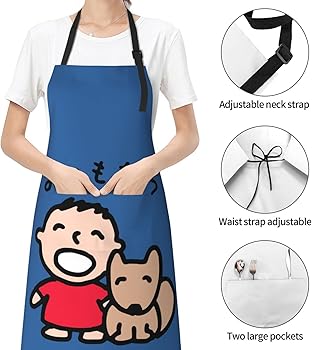 Amazon.co.jp: [Emzlikne] みんなのたあ坊 エプロン レディース